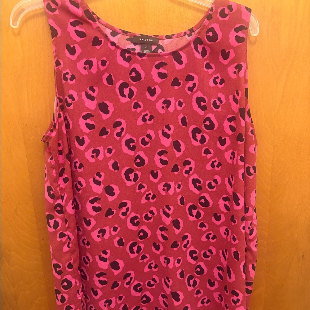 Animal print blouse